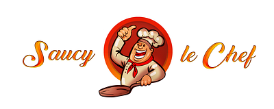 Muestras de logos Saucy le chef branding diseño illustration logo logo design
