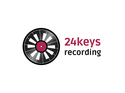 #dailylogochallenge 36 | 50 - record label logo dailylogo dailylogochallenge logo music scale piano piano keyboard record label vinyl