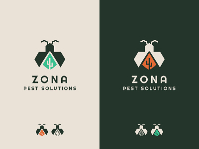 Zona Pest Solutions Mark & Branding branding design illustration logo