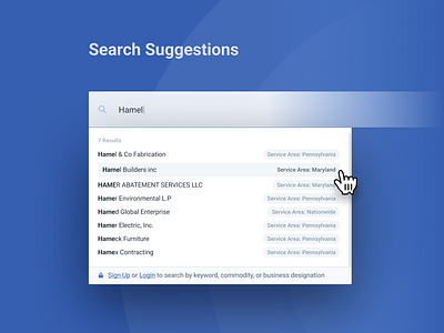 Suggestion Menu card design search suggestion menu tile ui