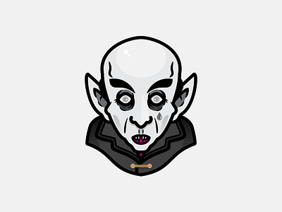 Nosferatu design fan art graphic design halloween illu illustration movies nosferatu