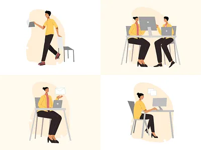 Lekana - Free Illustration Pack #2 design dorik graphic design illustration ui vector