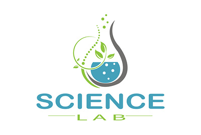 science lab logo graphic design logo