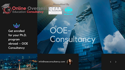 Get enrolled for your Ph.D. program abroad – OOE Consultancy distancelearning ooec phd phdprogram