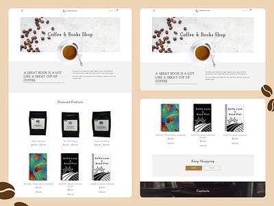 eCommerce coffee shop website cappuccino coffee coffee shop creative design ecommerce elementor online store web webdesign website design woocommerce