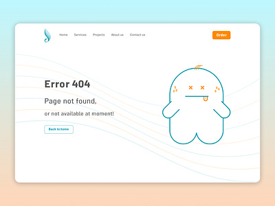 Funny getting lost! (404 page) 100days 404 app dailyui design error 404 illustration landing page ui ux vector