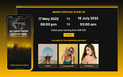 DJ Music Festival Flyer Template dj flyer figma flyer flyer design music festival music flyer ui design uiux