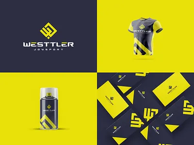 Westtler Joysport branding corporate design grid illustration initial initial logo logo monogram