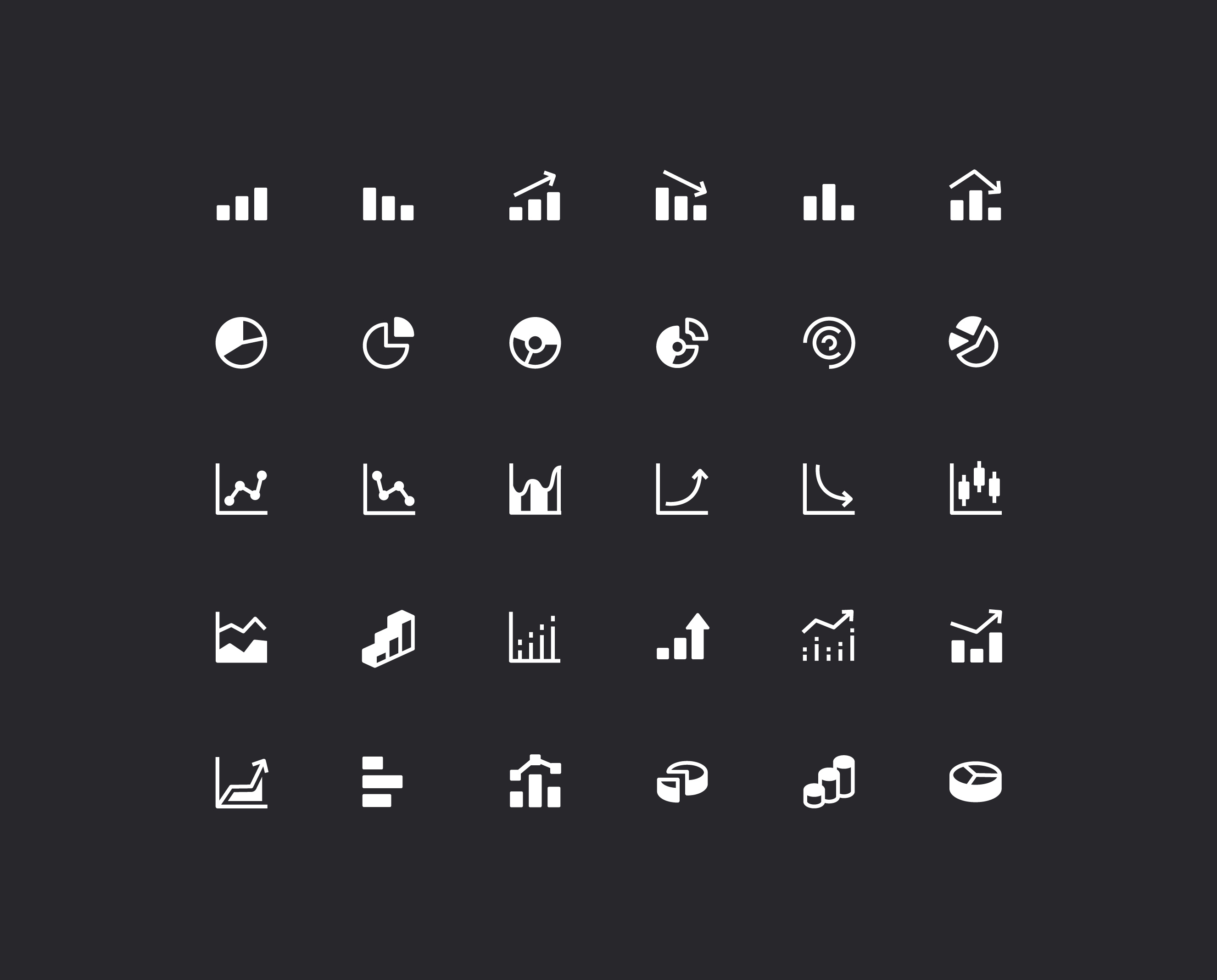 Chart and Diagrams chart chart and diagrams diagram filled filled icons glyph graphic icon icon pack icon set icon system iconography icons infographic line minimalism trading ui vector icons