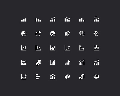 Chart and Diagrams chart chart and diagrams diagram filled filled icons glyph graphic icon icon pack icon set icon system iconography icons infographic line minimalism trading ui vector icons