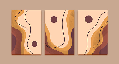 Abstract circle line hand painted watercolor shape illustrations abstact illustration painting vector watercolor