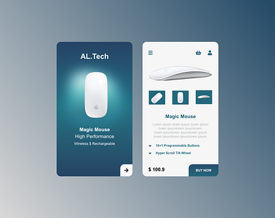 AL-Tech App Design app design ui