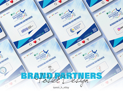 Event Partners Poster x Inspiring Bangladesh & YDA adobe photoshop band partner poster branding design event partners poster. graphic design poster social media post design social media poster