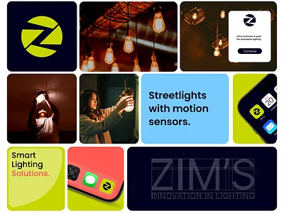ZIM'S Logo Design and Branding brand brand logo branding design icon identity light logo lighting logo logo design logo designer logo mark logodesign logomark logos logotype mark modern logo symbol vector