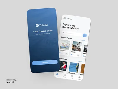 Business Directory App Design app design directory app ui uiux ux