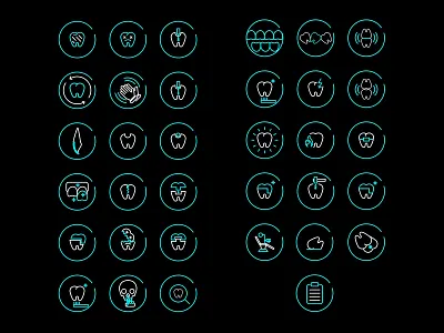 Dental icon branding brand branding design identity logo vector