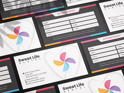Appointment Card appointment appointment card appointment reminder appointment reminder card branding business card business card design card design classic logo creative logo dental dental business card dental design dental logo design logo design logodesign membership card modern logo visiting card