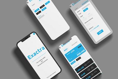 Exactra app design mobile app design ui uiux design uiuxdesign ux