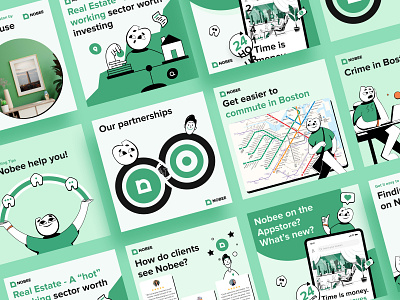 Poster Series booking branding design graphic design illustration platform poster renting ui ux website