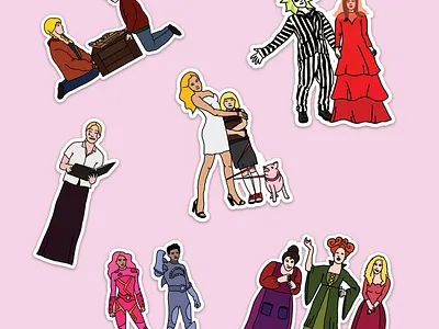 Whata movie. 00s 10 thing i hate about you 90s beatle juice childhood cinema design hocus pocus illustration illustrator jumanji kids motion graphics movies procreate sharkboy and lavagirl sticker stickers uptown girls