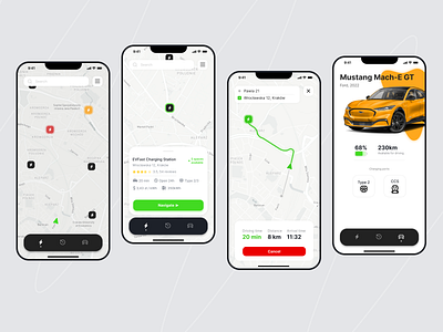 EV Charging app - Concept app battery cars charging design ev ev cars ev charging ford mustang matche ui ux