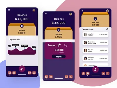 BTC Pay bitcoin design mobile app ux