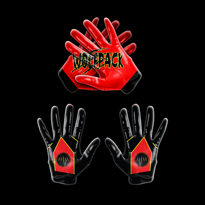 Gloves Mockup apparel design fabric fashion gloves illustation illustration mockup pattern trendy vector