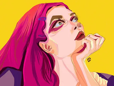 Star Glow character design digital graphic design illustration style