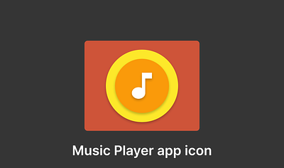 Music Player App icon appicon design figma logo uidesign