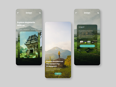 Local Guide Mobile App app design graphic design landingpage mobile app ui ui design