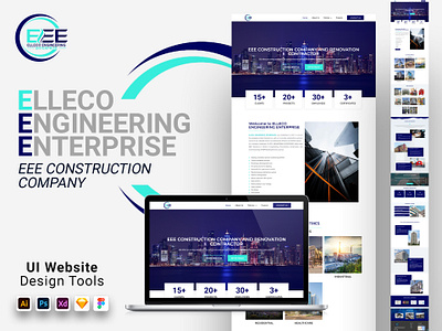 ELLECO ENGINEERING ENTERPRISE 3d animation branding graphic design logo motion graphics ui