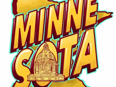 Minnesota calligraphy design graffiti graphic design hip hop illustration logo minnesota tattoo