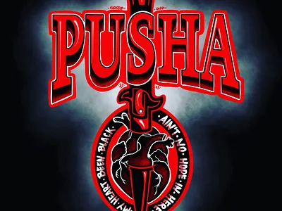 Pusha album art calligraphy design graffiti graphic design hip hop illustration logo street art tattoo