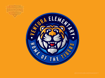 Ventura Elementary School Logo Design character design mascot design school branding school logo school logo design school mascot school mascot design