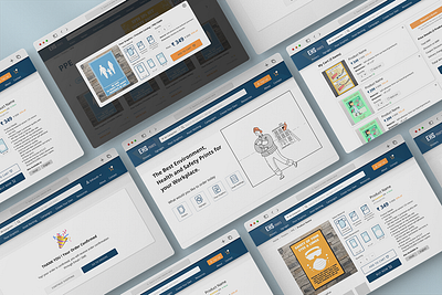 EHS Prints adobe adobe xd app case study design e commerce figma inspiration mockup portfolio project ui user experience user interface ux web website xd