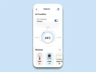 Room Controller App Design (2) app design beginner design graphic design ux