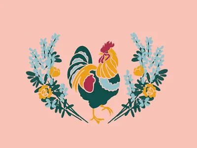 Spring Clean Chicken ad bonebroth chicken design graphic design illustration procreate
