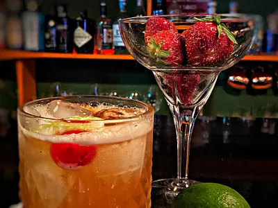Amaretto Sour Redeemable Cocktail #AlsoNFT #MananaBar bar best bestbar cocktails cocteleria malaga mananabar mejor mixology party spain