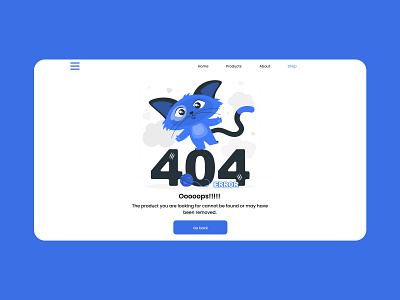 404 ERROR PAGE 404 error page design illustration ui ux