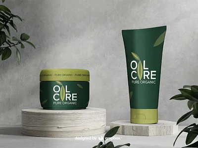 Cosmetic Mockup with Logo Premium PSD cosmetic cosmetic mockup freebies mockup