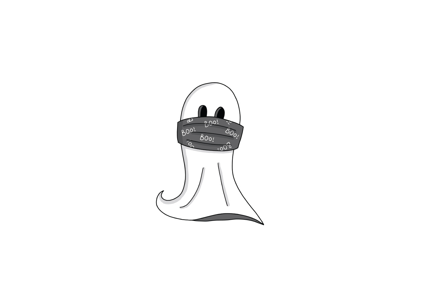Covid Boo by Lisa Stanley on Dribbble