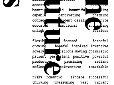 The Future Is... art design empower typography vector