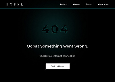 Error 404 page design error 404 figma hero section landing page ui