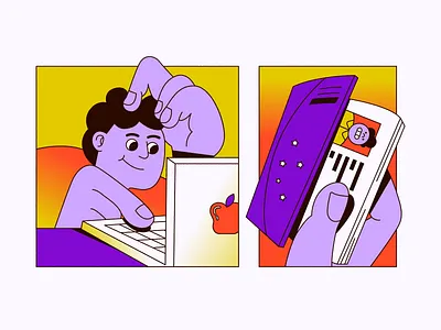 How much is a passport fee? characterdesign computer illustration online passport travel