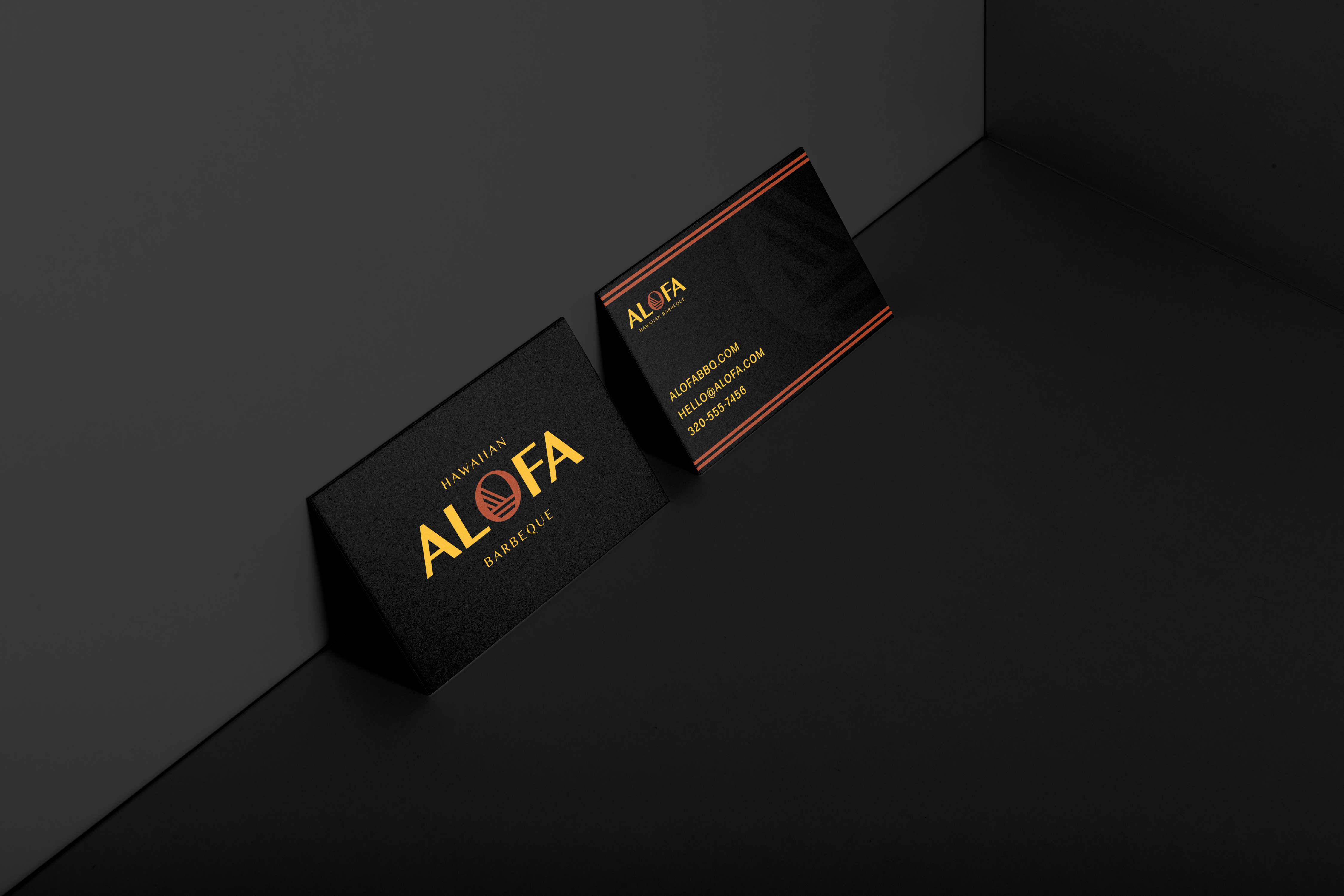 Example of Alofa - Hawaiian BBQ Logo Design
