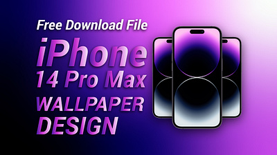 Design iPhone14 Pro Max Wallpaper illustrator branding design illustration illustrator iphone iphone design iphone wallpaper design iphone14 iphone14 pro max logo logo 3d logo design ui ux vector wallpaper