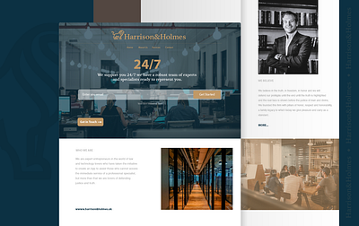 LAW FIRM LP digital landingpage product ui uiux usercentereddesign ux webpage
