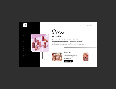 Press Cosmetic About Design design ui