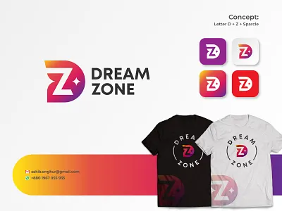 Modern Letter Mark Logo a b c d e f g h i j k l m n o branding colorful logo design dream logo gradient logo graphic design illustration letter d logo lettermark logo modern logo p q r s t u v w x y z sakib ongkur studiotit ui vector