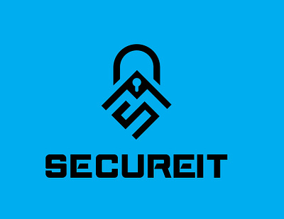 SECUREIT LOGO DESIGN branding business logo company logo creative logo design graphic design illustration logo minimal minimalist logo modern logo redesign secureit logo security logo unique logo vector